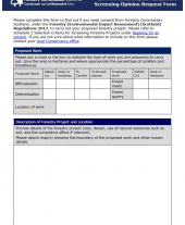 Environmental Impact Assessment Screening Opinion Request Form